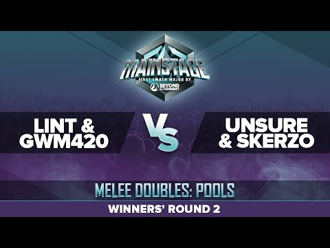 lint/ghettowarmachine420 vs Unsure/Skerzo - Winners' Round 2: Melee Doubles Pools - Mainstage