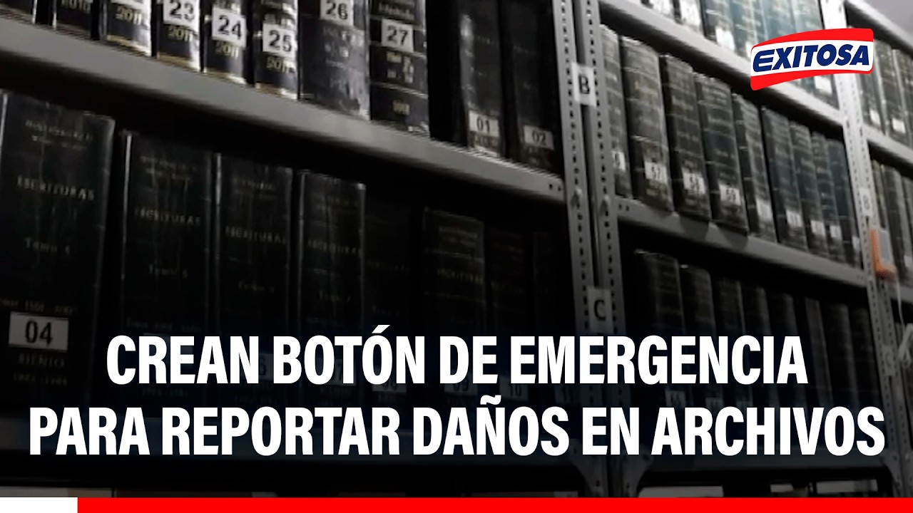🔴🔵 Fenómeno El Niño: Crean botón de emergencia para reportar daños en archivos
