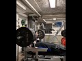 Bench Press 160kg 1 reps for 10 sets with close grip - legs up