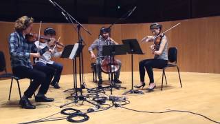 Friction Quartet performs Harp and Altar by Missy Mazzoli