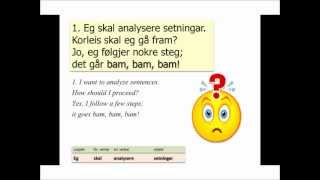 Setningsanalysesongen - Syntaks er kult - Norwegian Syntax - Jens Haugan