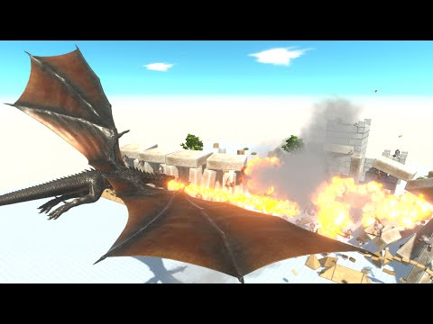 Dragon Attack Bridge ► Animal Revolt Battle Simulator