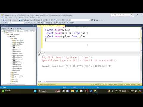 Sql Server Numeric Functions Session 13