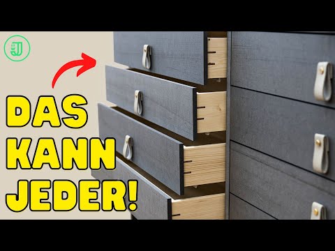Der einfachste Weg SCHUBLADEN zu BAUEN! | Werkstattschrank #3 | Jonas Winkler