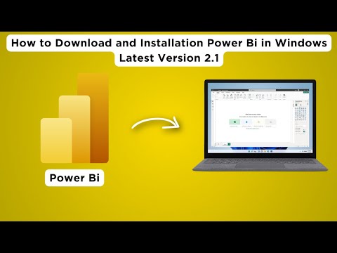 How to Download and Installation Power Bi in Windows Latest Version 2.1 ...