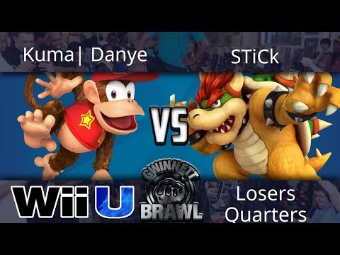 Gwinnett Brawl August 2018 -Kuma| Danye (Diddy) vs STiCk (Bowser) - Smash 4 Losers Quarters