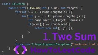 1. Two Sum | LeetCode Step-by-Step Solution Video | Two Sum Explained in Detail | How to do Two Sum