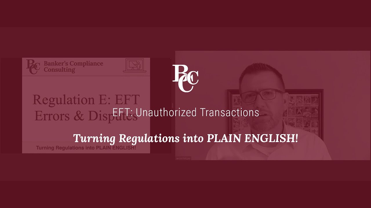 EFT: Unauthorized Transactions