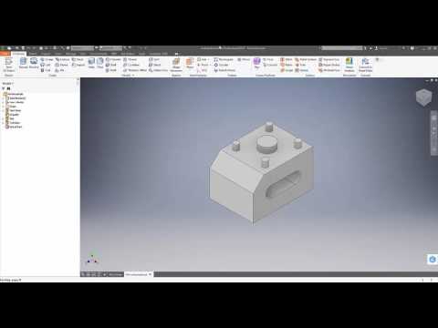 Procad Online Tutorials: How to Mirror a Part in Inventor 2017