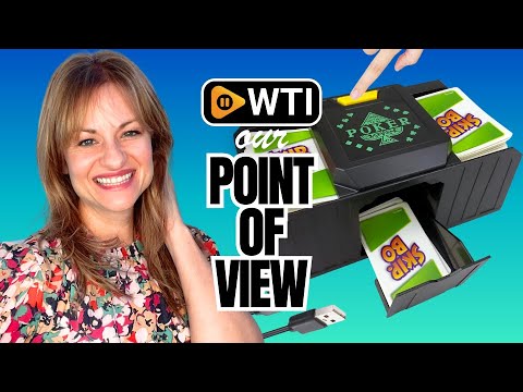 Automatic Card Shuffler 1-2 Decks for Porker Battered or USB-C Powered Electric Shufflering Machine for Skip-Bo - WTI product video review