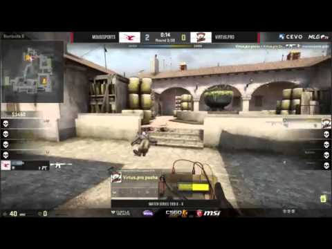 CS:GO - Pasha Nice 4K w/ Very Smart 1 vs 3 Clutch vs Mousesports
