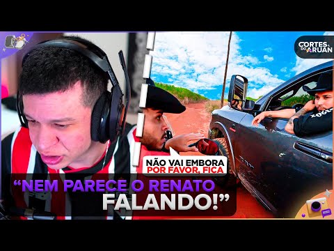 ARUAN REAGE: RENATO ME IMPEDIU DE IR EMBORA DA FAZENDA 😭 !! * obrigado Reeh * (LEO DA HORNET)