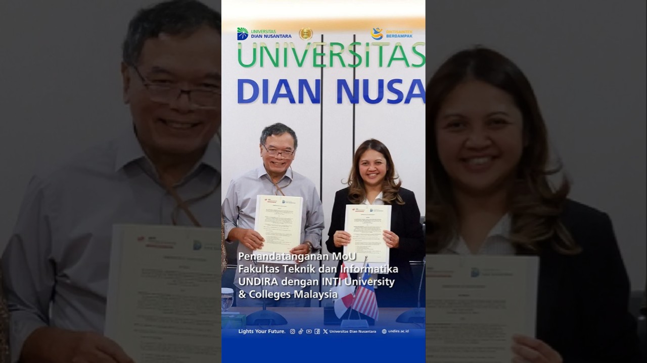 Recap MoU FTI UNDIRA dengan International University and Colleges (INTI) Malaysia. #infoundira
