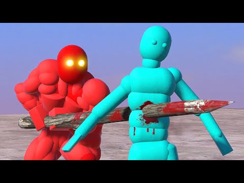 Ultra Power NPC fights the Smart AI! OVERGROWTH NPC Wars