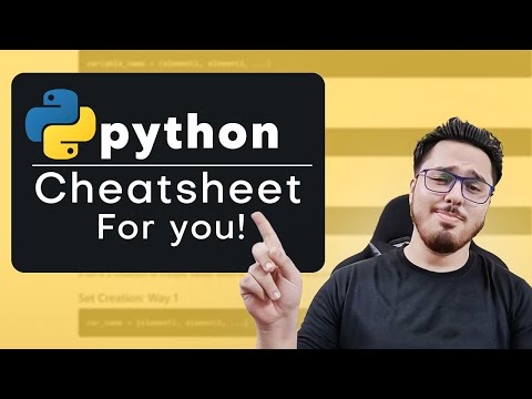 Python Cheatsheet  for Beginners 