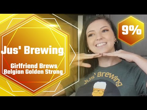 My Girlfriend Brews a Belgian Golden Strong Ale - Grain to Glass