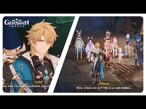 First Meet With Varka and Discussing Plans With Others  [ Genshin Impact Song Of The Welkin Moon]