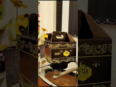 Printed iftar combo box black