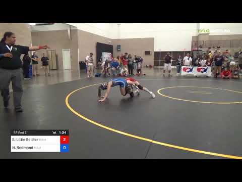 2018 Women's National /Novice Girls 90 RR Rnd 5 - Skylar Little Soldier (Team) Vs. Nicole Redmond