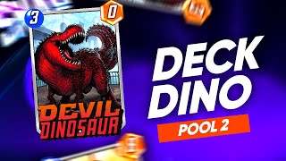 LE MEGA DECK DINO POOL 2 SUR MARVEL SNAP