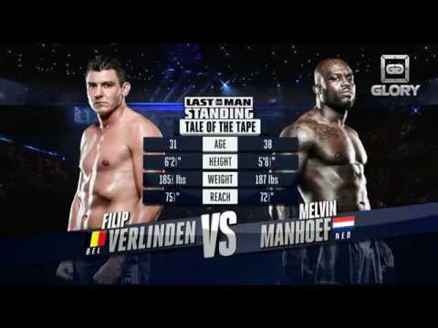 GLORY Last Man Standing: Filip Verlinden vs. Melvin Manhoef (Full Video)