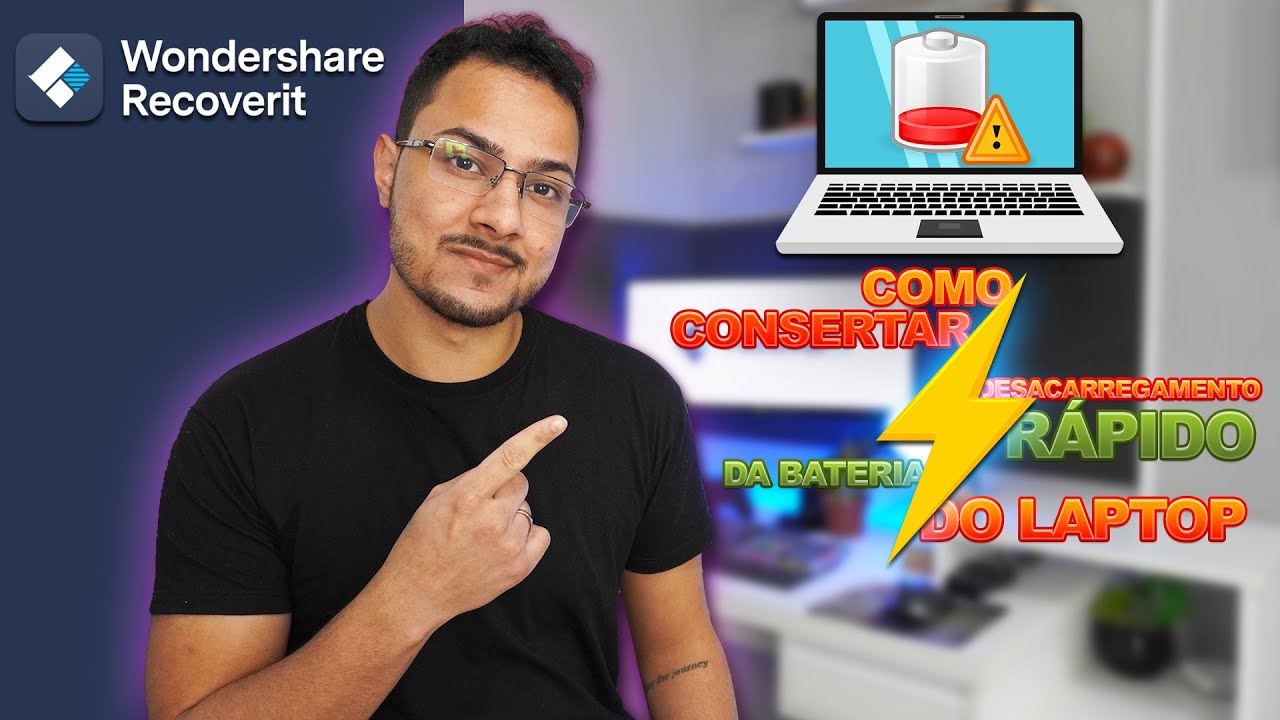 Como resolver Descarregamento Rápido de Bateria do Notebook Windows? | Wondershare Recoverit