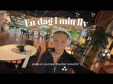 En dag i mitt liv som sociala medier kreatör på heltid | VLOGG