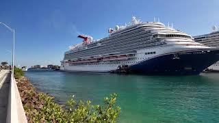 Carnival Horizon entered late today do propulsion issues.