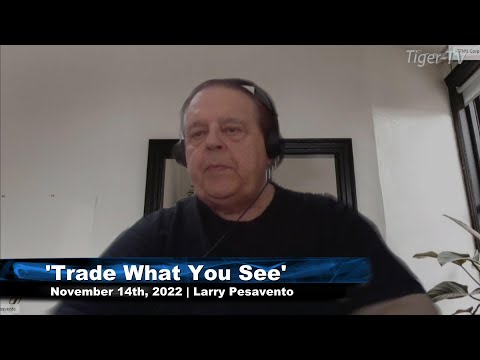 November 14th, Trade What You See with Larry Pesavento  on TFNN - 2022
