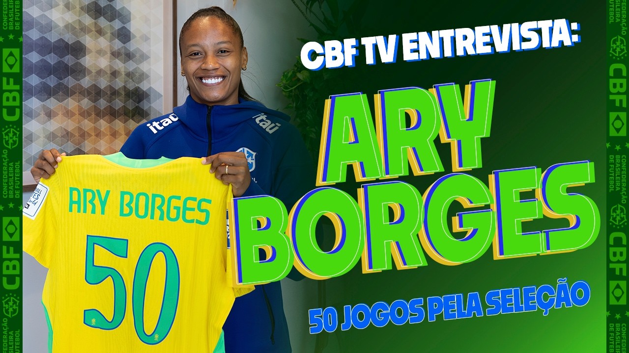 ARY BORGES É HOMENAGEADA PELOS 50 JOGOS COM A SELEÇÃO BRASILEIRA