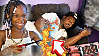 FIREWORK 🧨 PRANK ON MY HUSBAND *I'M SHOT!!!*