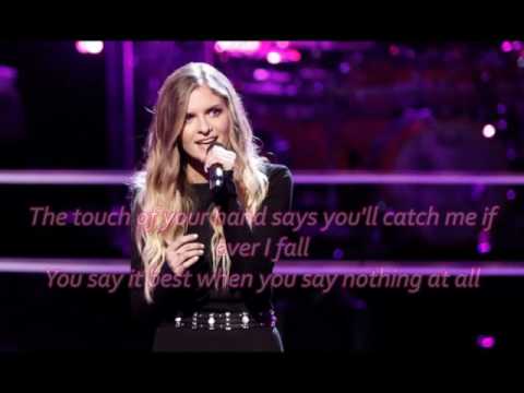Lauren Duski - When You Say Nothing At All (The Voice Performance) - Lyrics