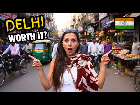 OUR FIRST TIME IN INDIA SHOCKED US! FIRST TIME IN NEW DELHI 🇮🇳