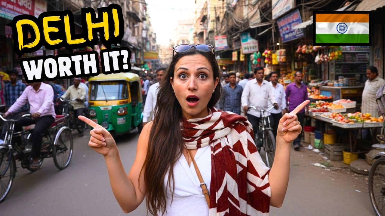 OUR FIRST TIME IN INDIA SHOCKED US! FIRST TIME IN NEW DELHI 🇮🇳