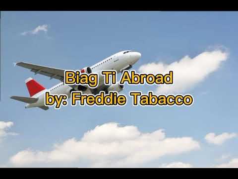 BIAG TI ABROAD || Freddie Tabacco