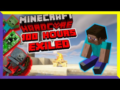 Insane 100-Hour Minecraft Hardcore Challenge!