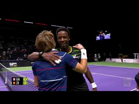 Zizou defeats Monfils Semi Final TB10 Dubai 2021