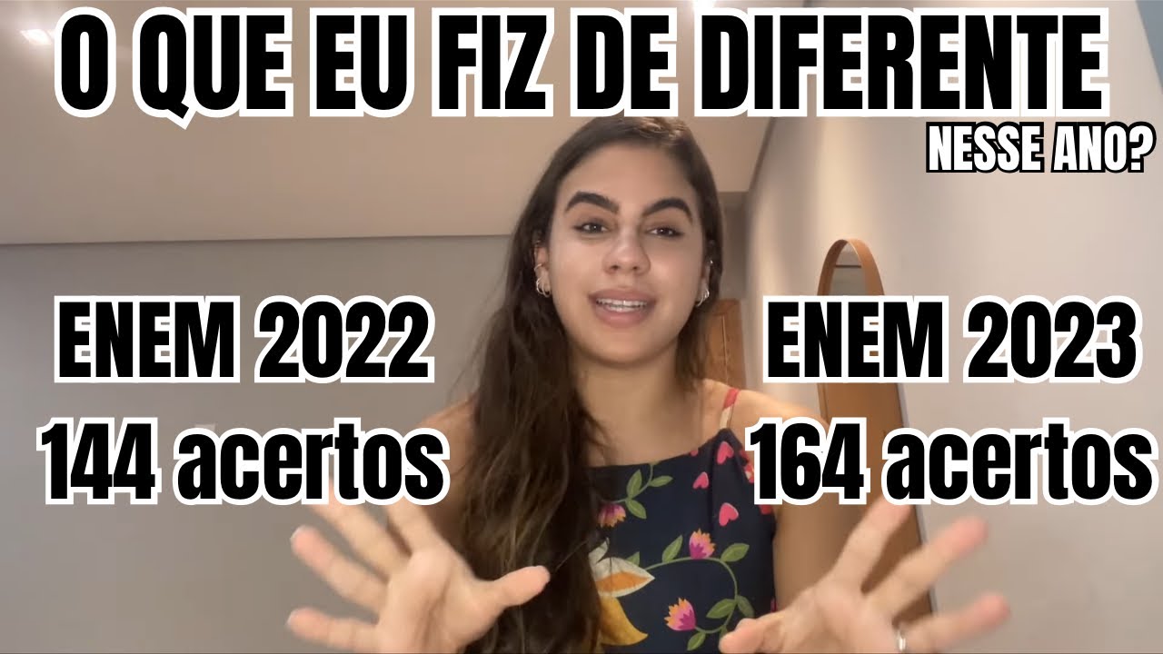 O QUE EU FIZ DE DIFERENTE NESSE ANO QUE ME FEZ ULTRAPASSAR OS 160+ NO ENEM