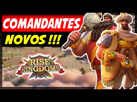✅ Conheça os NOVOS COMANDANTES de INFANTARIA RISE OF KINGDOMS - Tariq e Sargão  - Kindzel