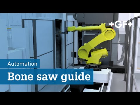 Bone saw guide block: GF Machining Solutions' automated approach