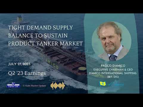 Tight Demand Supply Balance To Sustain Product Tanker Market - DIS - Q2 '23 Earnings