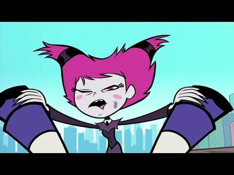 Raven vs. Jinx [Teen Titans GO! - S1E37 - "Legs"]