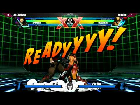 UMvC3 AGE Knives vs Angelic - Curleh Mustache West vol. 2