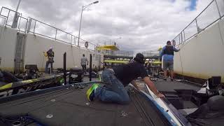 CRAZY lock accident on lake Toho