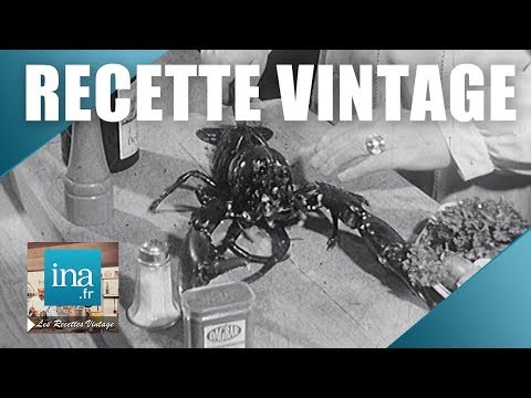 Recette : Le homard découpé et grillé vivant | Archive INA