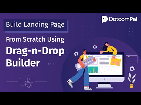 Create a Professional Landing Page Using DotcomPal in 3 Steps | 150+ Templates | Drag-n-Drop