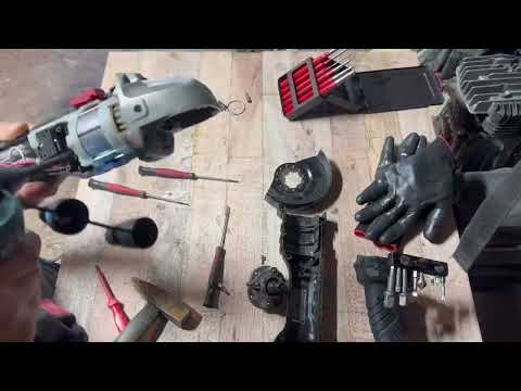 PARKSIDE PERFORMANCE Nearly BROKEN   angle grinder  PWSAP 20 Li C3