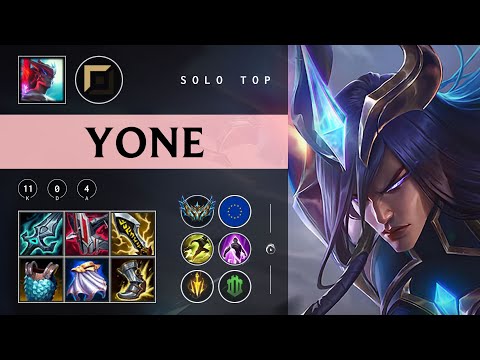 Yone Top vs Darius - EUW Challenger Patch 25.22