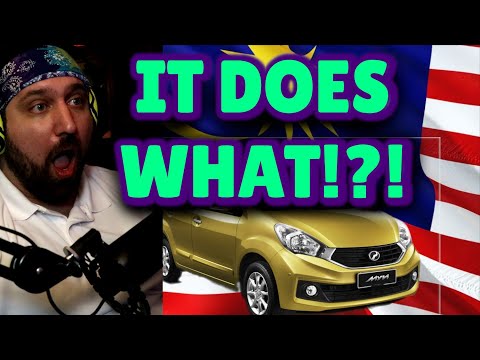 American reacts to CRAZY Malaysian Car Perodua Myvi - I WANT ONE!!
