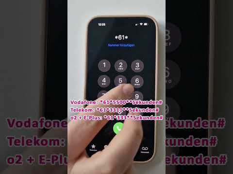 Extend your mobile phone ringing with a code!